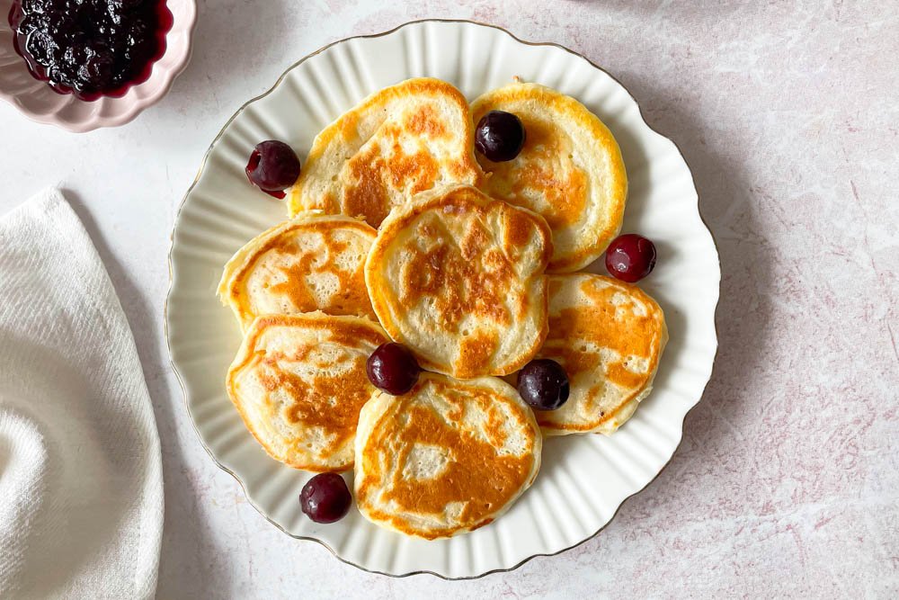 Blynai su graikišku jogurtu