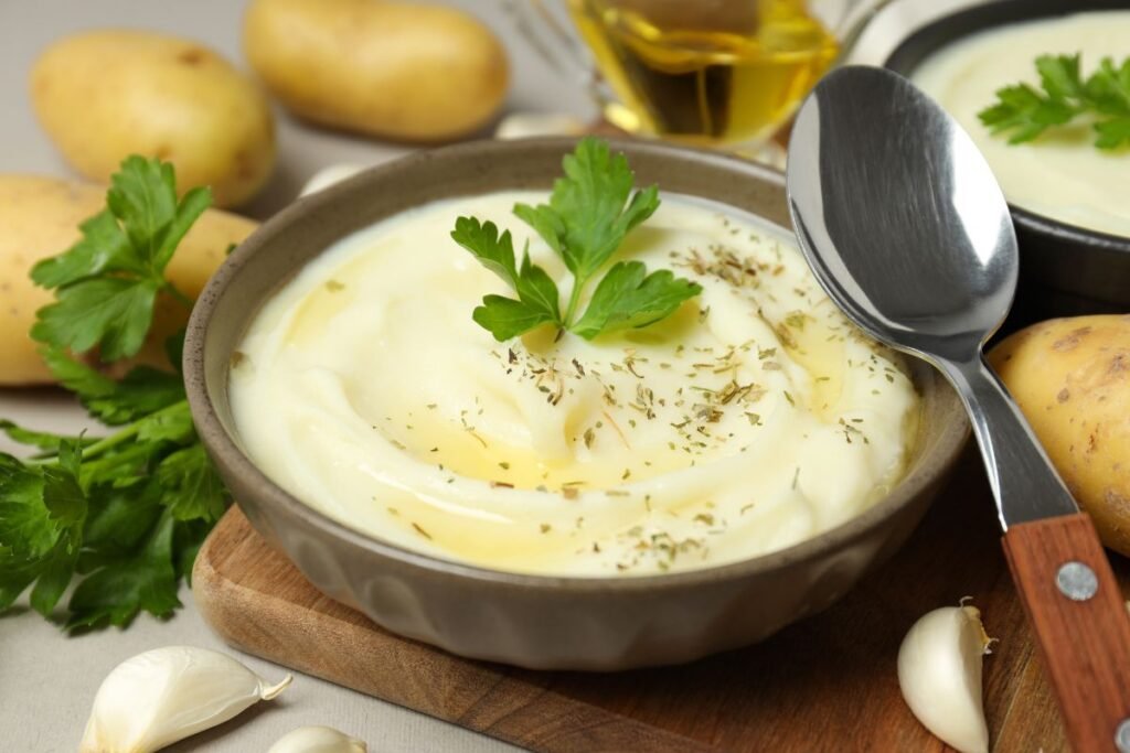 Bulvių košė su grietinėle - klasikiniai pusryčiai, kurie suteikia energijos visai dienai