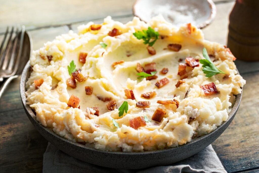 Bulvių košė su kumpiu