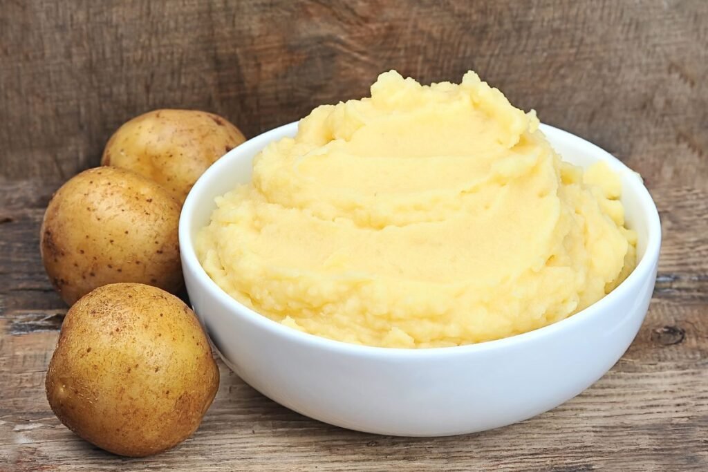 Bulvių košė su grietinėle